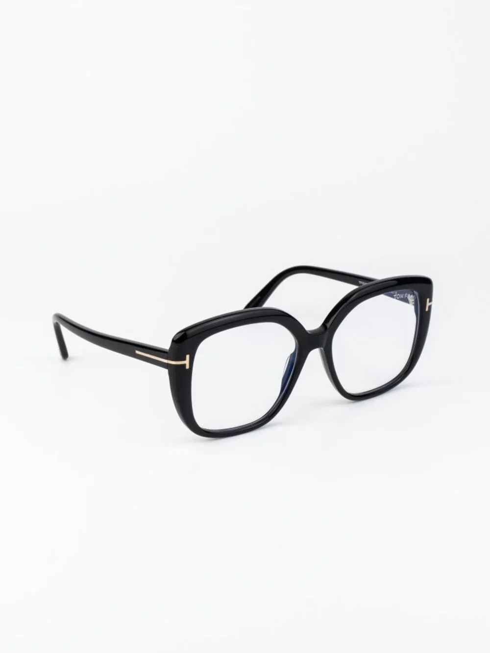 Tom Ford Women Eyeglasses Black Square Oversized FT6043-B 001 NEW AUTHENTIC